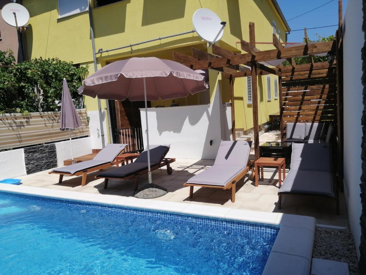 Apartment Rustica Zadar With Exclusive Use Of The Pool-Ground Floor Eksteriør billede